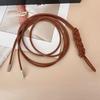 Long Length Waist Rope Belt Solid Color Body Chain Belt Rope Thin Belt  Dress Clothing Accessories