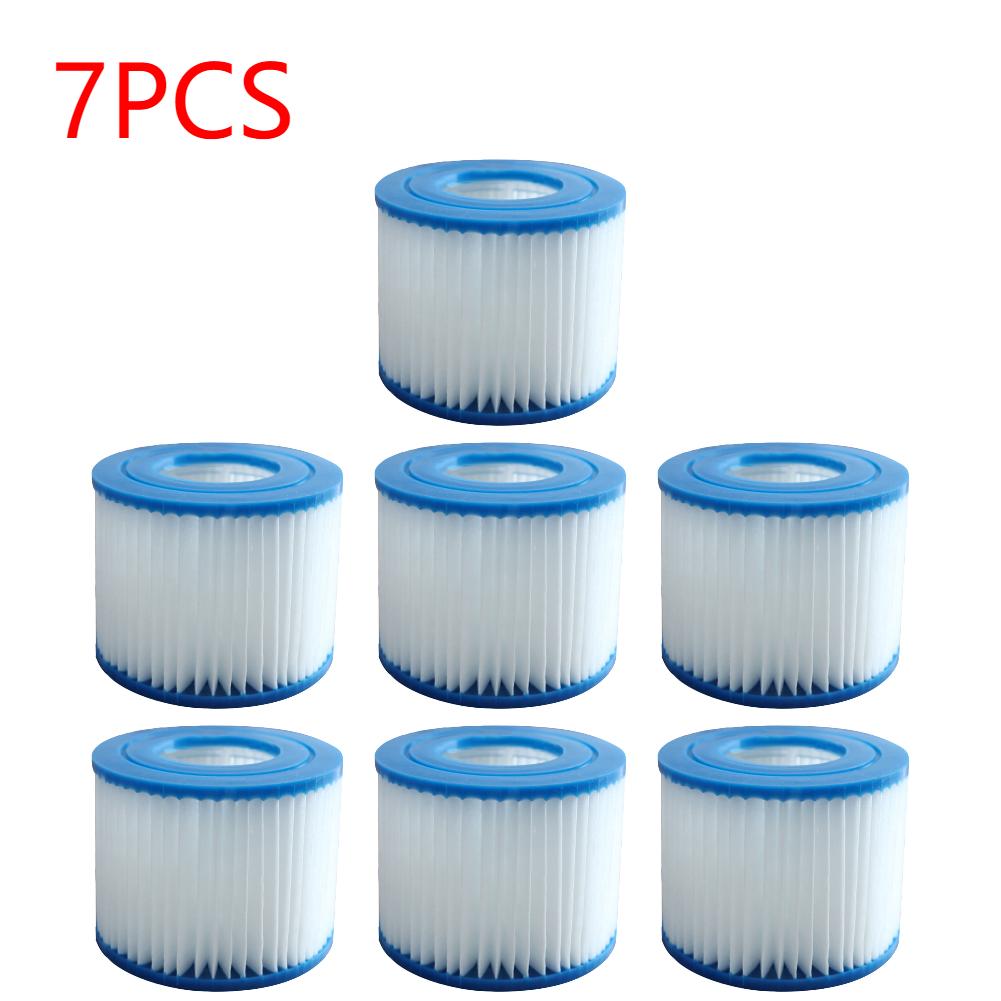 1-15pcs Type VI Spa Filter Cartridge Soft Rubber Ends Pool Filter Replacement Reusable Swimming Pool Filter for Swimming Pools