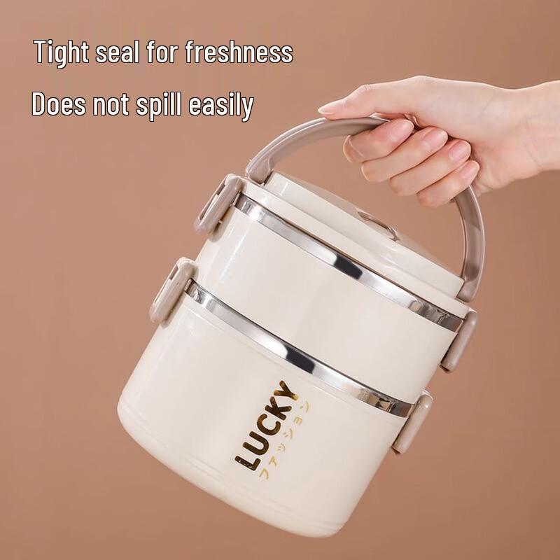 Vícevrstvý termální obědový box z nerezové oceli potravinářské kvality