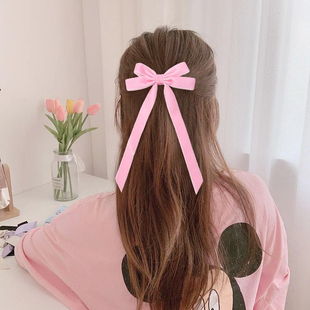 10 Stück zufällige Haarbänder Haarklammern für Frauen Boutique Fusseln Haarspangen Mädchen Mode Pferdeschwanz Kopf Krallenklemmen