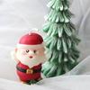 Silicone Cake Decorating Candle Mold Chocolate Candy Baking Molds for Xmas Party Home Decoration Handmade Gift Craft DIY