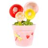4Pcs Ceramic Cactus Measuring Spoons Set Adorable Functional Kitchen Utensils with Holder Cup Home Ornament Measuring Cup4