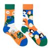 Calzini AB Asimmetrici Trendy Divertenti per Coppia Anatra Mandarina Colorati Calzini a Mezza Gamba SMLSOX