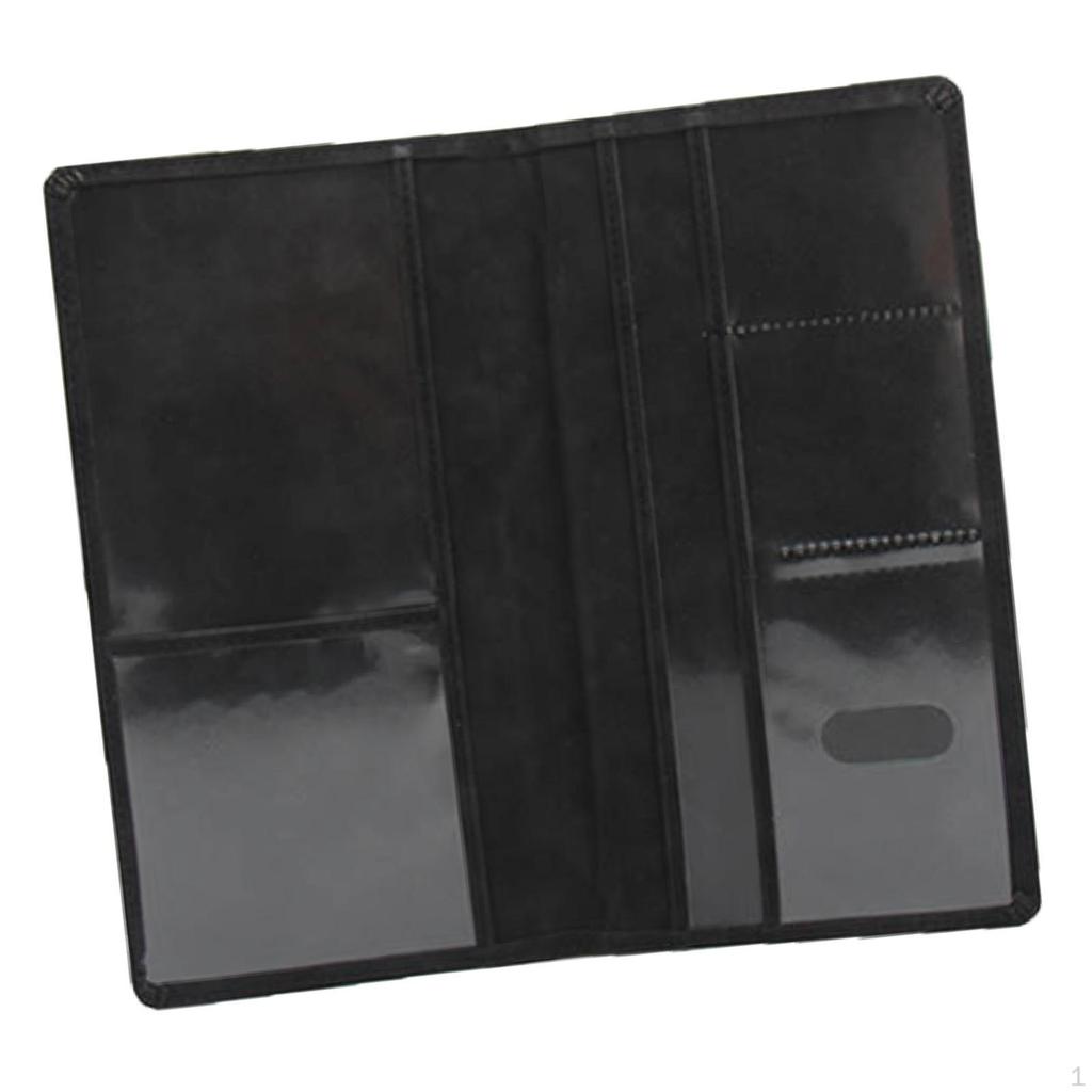 Car Insurance Record Holder, Simple PU Leather Wallet Case for Men And Women, Document Holder