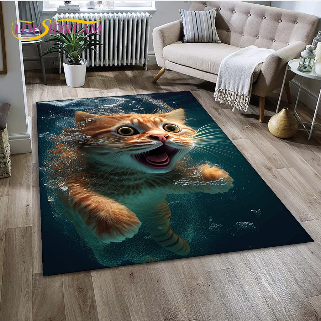 27 Style Cartoon Cute Calico Cat,Persian Cat,Ragdoll Carpet Rug for Home Living Room Bedroom Sofa Doormat Decor,kid Non-slip