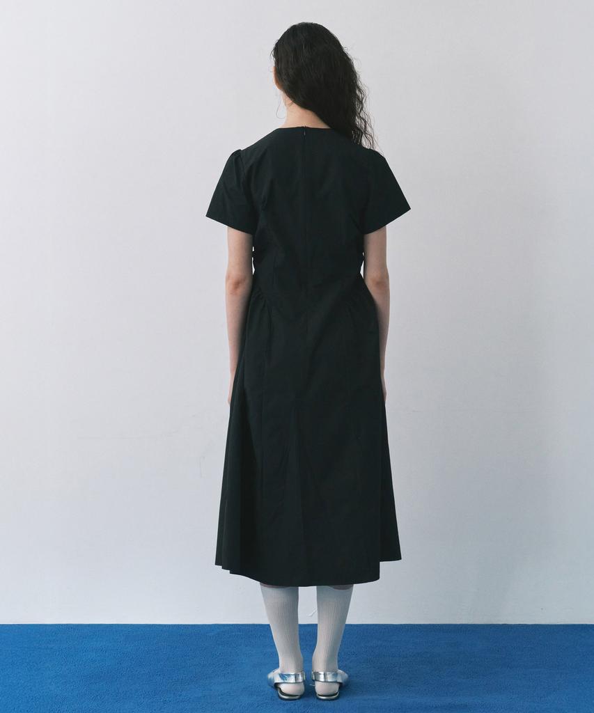 MAIS Mais Puff Sleeve Dress / Black
