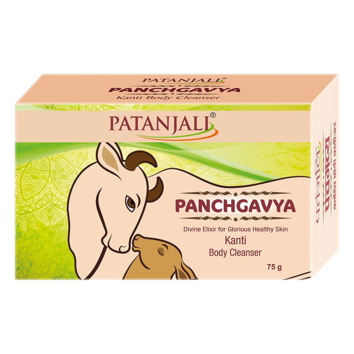

Patanjali Kanti Panchgavya Body Cleanser, With Nourishing & Glorifying The Skin, 75gm