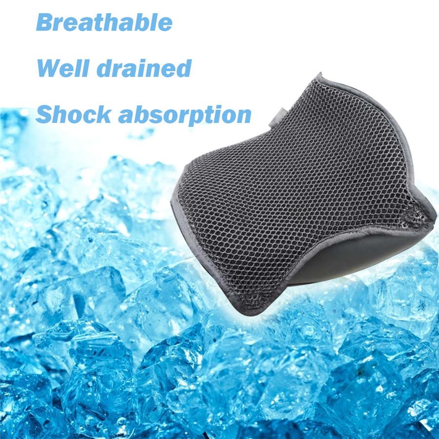 Waterproof 3D Mesh Motorcycle Seat Cover Sunscreen Prevent Cushion