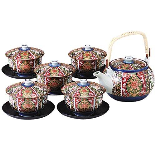 

RAO3Z Arita ware Nishiki Ko-Imari set of tea utensils with tea tray 157281