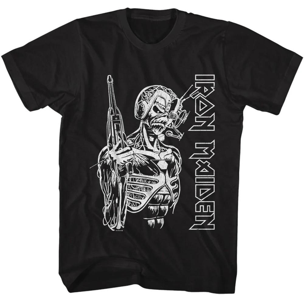 IRON MAIDEN cd cvr SOMEWHERE IN TIME B&W Official SHIRT LRG New eddie powerslave Unisex T-Shirt S