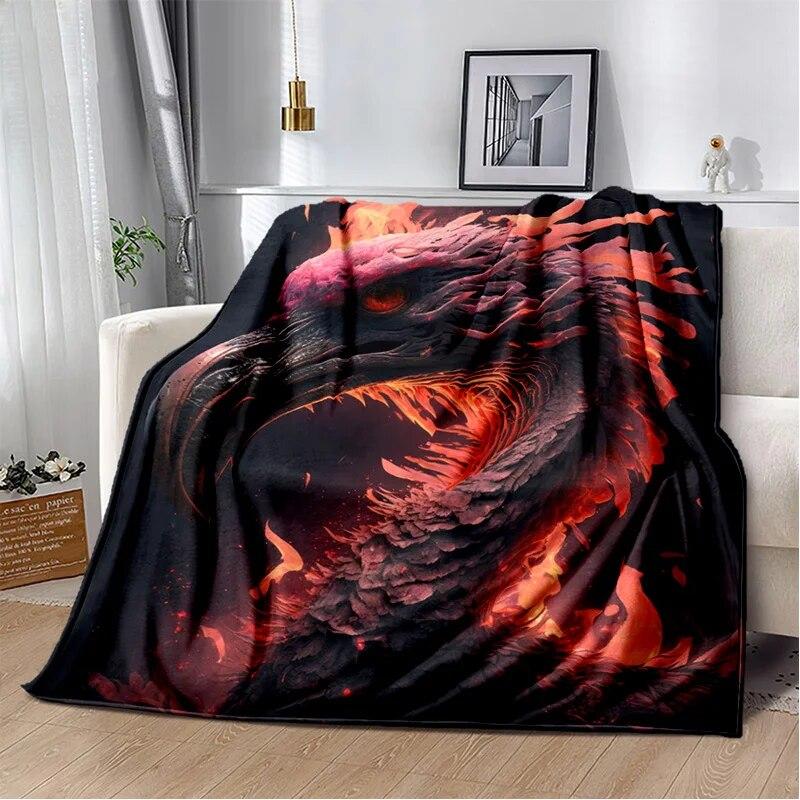 Cartoon Pink Flamingo Rainforest Love Bird Blanket,Soft Throw Blanket for Home Bedroom Bed Sofa Picnic Travel Cover Blanket Kids