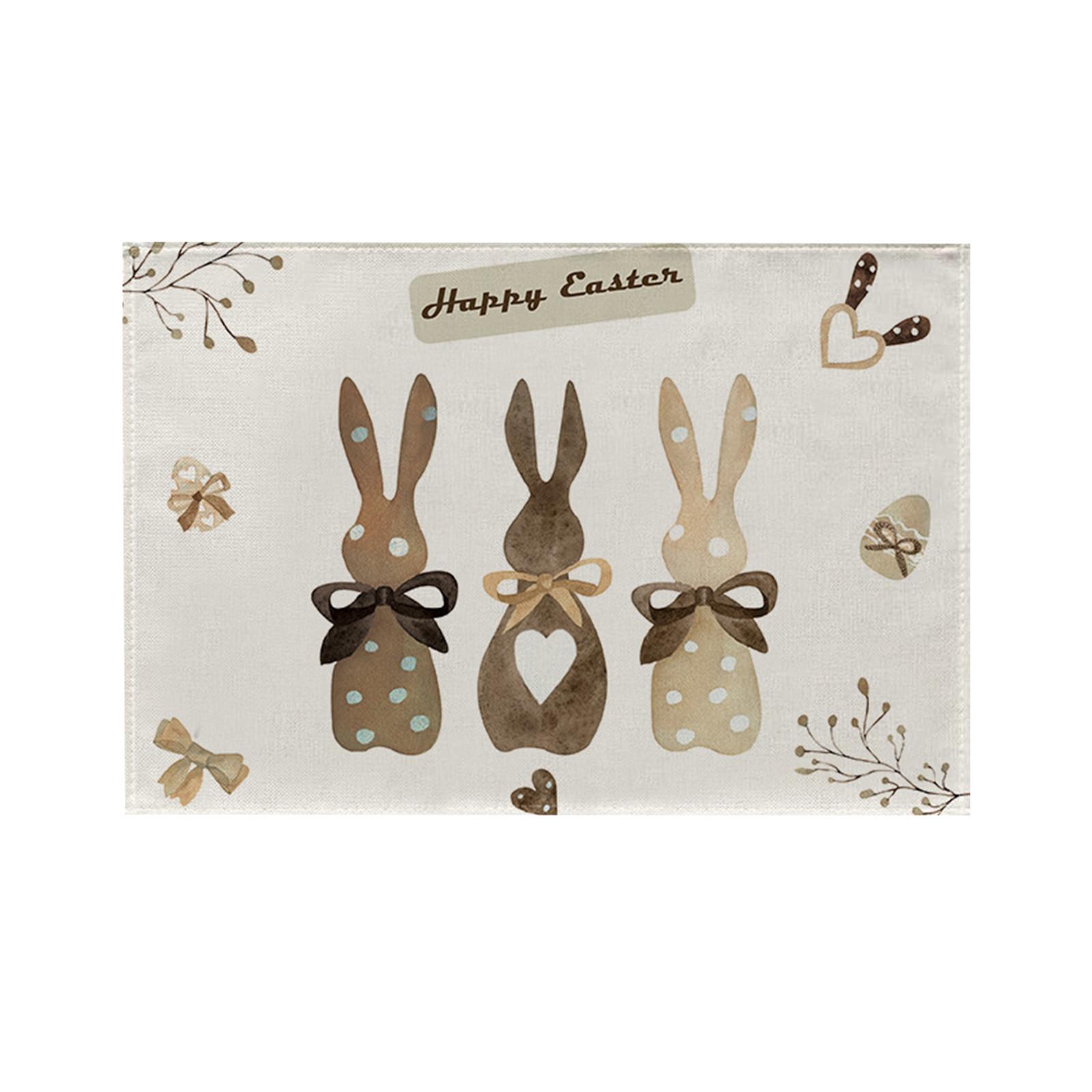 

Пасхальная дорожка для стола Веселая скатерть Праздничные украшения стола One Size