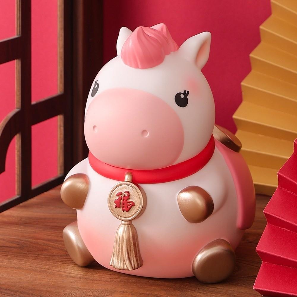 Decorative Horse Year Piggy Bank Anti Drop Horse Piggy Bank Ornament  New Year Gifts