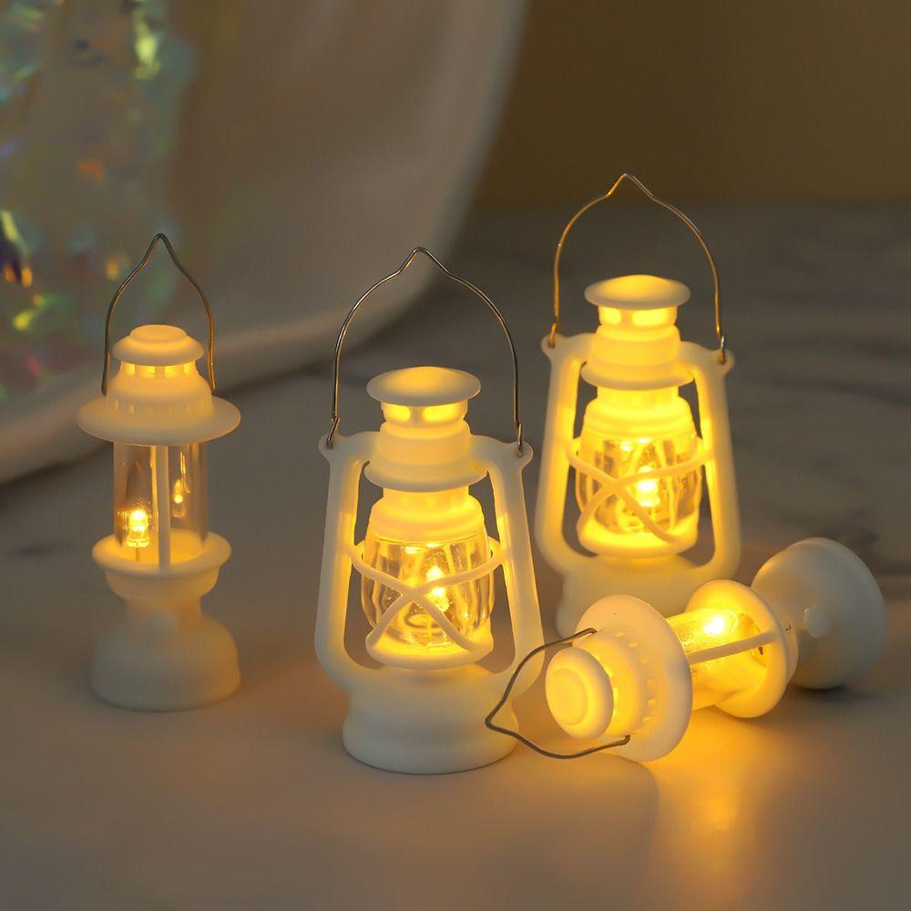 Flameless Mini Square Night Lights Creative Outdoor Hanging Small Lanterns Wedding Decor