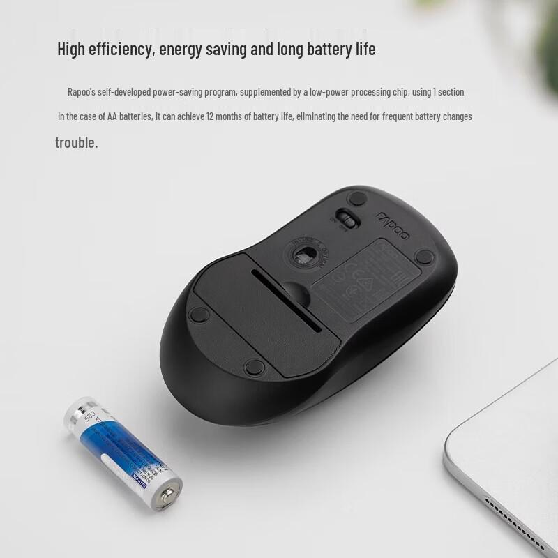 Rapoo 1680 Wireless Silent Office Mouse
