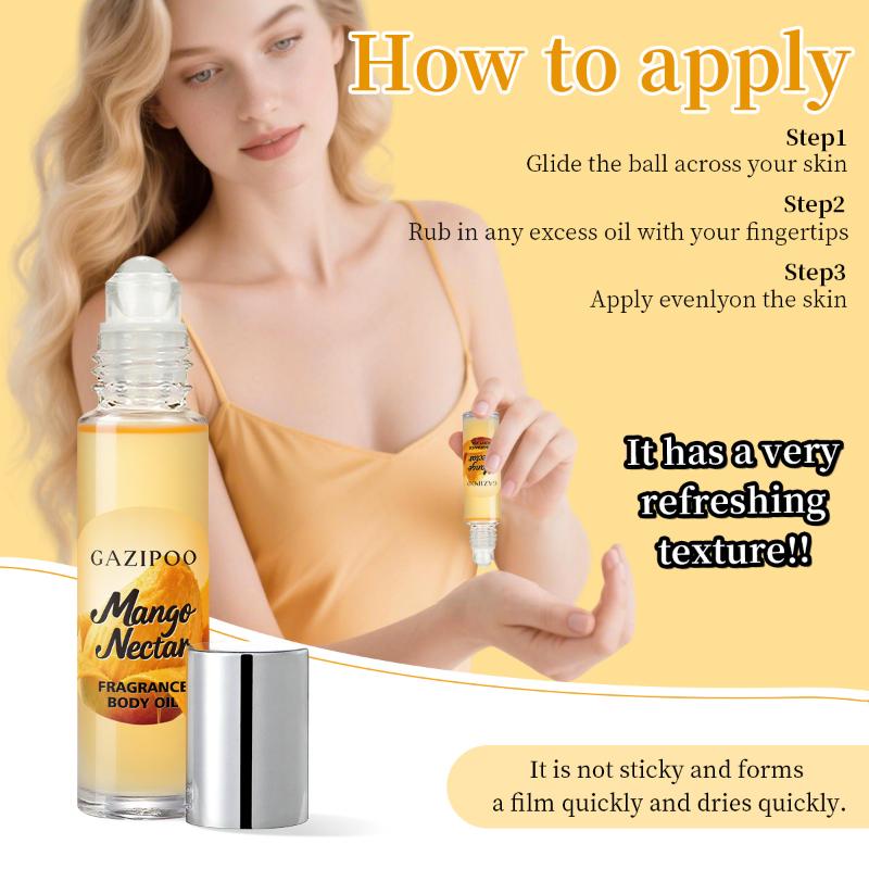 GAZIPOO Mango Roll-on Fragrance Men s And Women s Fragrance Oil Dating Fresh Niche Long-lasting Fragrance onesize