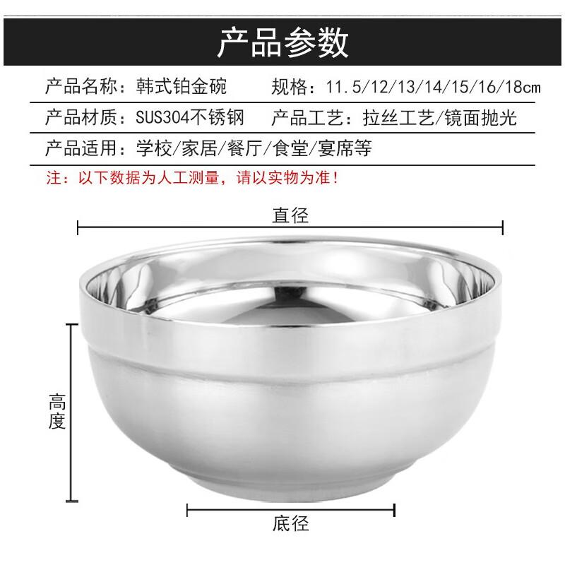 304 Stainless Steel Insulated Food Bowl
