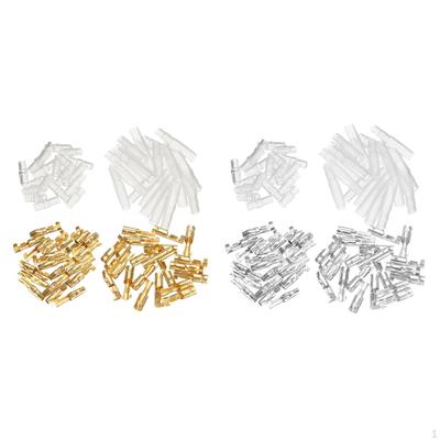 400x 4mm Female And Male Electric Wire Terminals Connector for Motorcycle