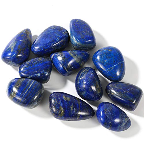 EnergyPower Lapis Lazuli Pebbles, 30mm-40mm Large, AAA-Grade Natural Stones, Premium Pebbles, the King of Power Stones, Lapis Lazuli, December Birthst
