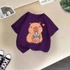 Children's Casual Short-sleeved T-shirt - Summer Boys' And Girls' Cute T-shirt