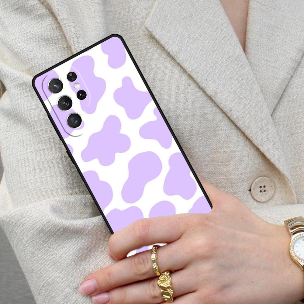 Kuhmuster Handyhülle für Samsung Galaxy S26 Ultra S25 S24 S23 S22 S21 S20 Note10 Hülle
