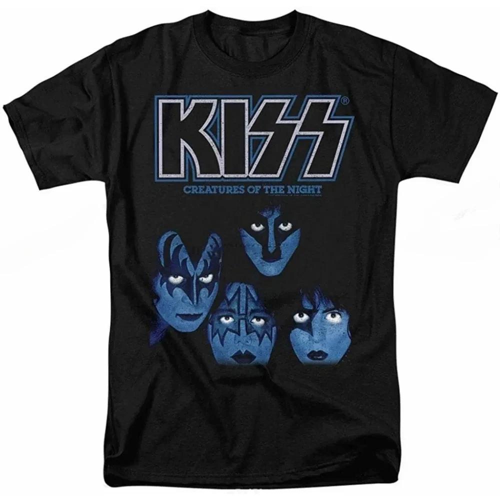 2026 Kiss Band T-shirt Vrouwen Mode T-shirt T-shirt Hip Hop Tops Tees Unisex Camisetas Hombre Tops Rock Band Dameskleding