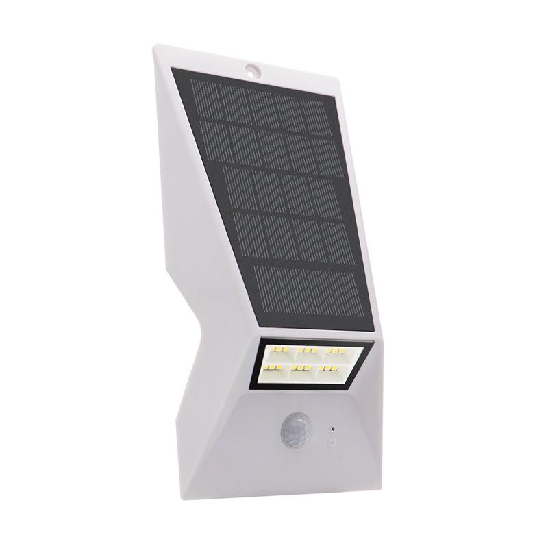 Smart Waterproof Solar Wall Lamp with Large Photovoltaic Panel for Garden, Terrace, and Garage