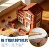 Dazzlestar Miniature Scale Red Set of Miniature Parts for Model DIY and Diorama Making Bricks, 1/35 Bricks, 500, Making, Scenery, Buildings,
