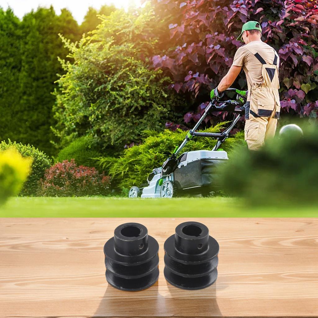 2pcs A Type V Belt Pulley for 168F 170F Engines Iron Construction for Reliable Performance In Tough Conditions