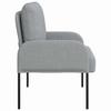 Sofas with Cushions 55 Cm Light Grey Plywood