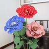 30cm Simulation Peony Large Scale Flower Head Foam Velvet Flower Peony Design Base Flower Life Size Flower Wedding Road Guide