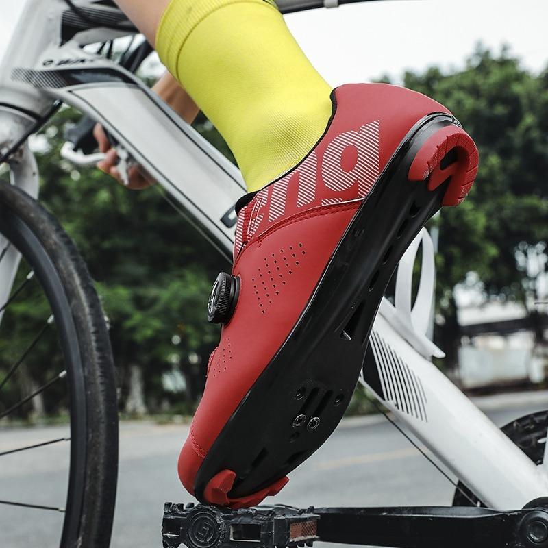 Stivali da Bicicletta Unisex per Esterno Mountain Bike Bici da Strada Stivali Moda Negozio di Ciclismo Scarpe Autobloccanti per Bici da Strada da Donna/Uomo Traspiranti