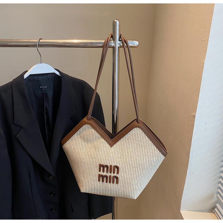 

Tote bag women s large capacity 2025 new fashion summer versatile shoulder bag underarm bag casual commuter bag