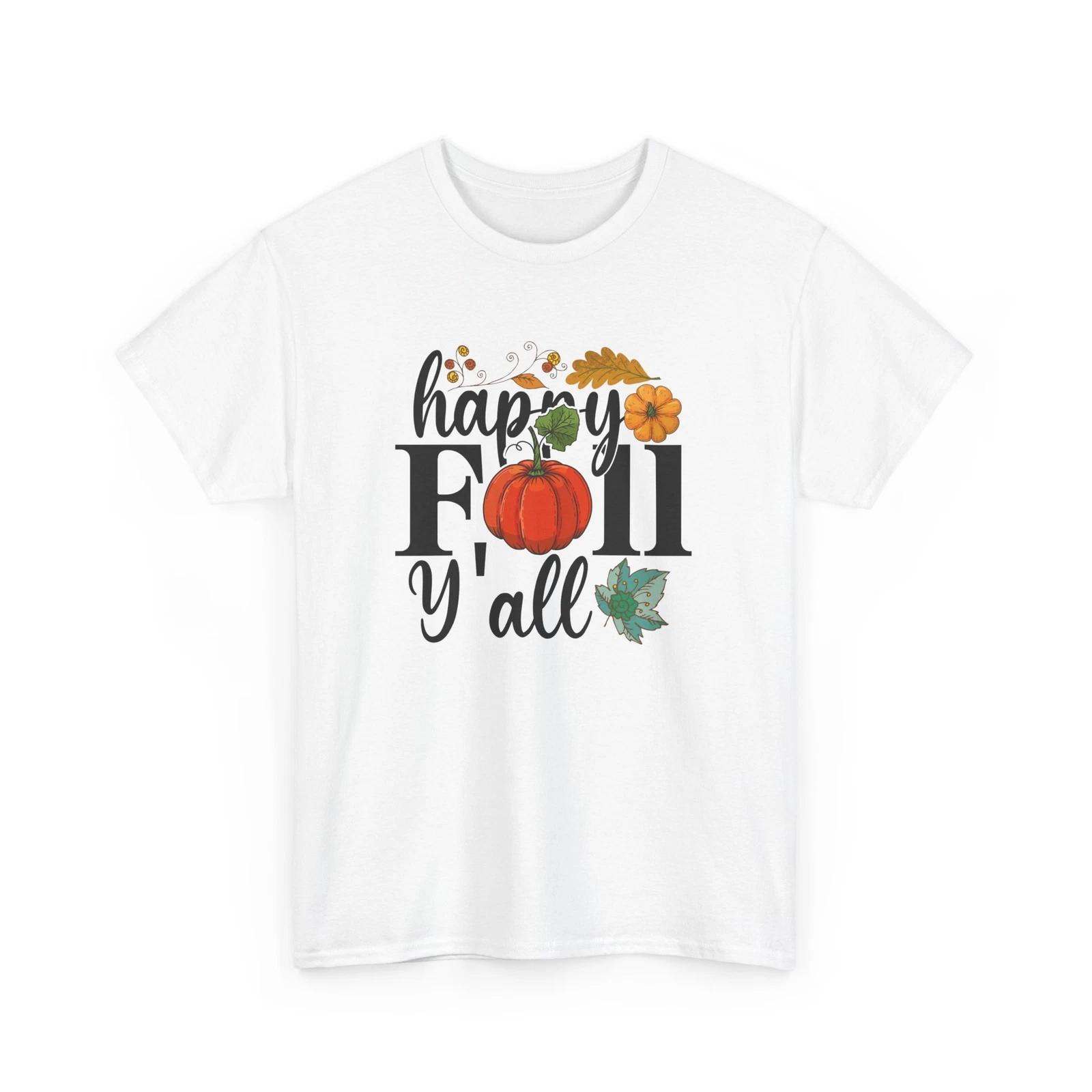 

Fall Aesthetic T-Shirt | Autumn Leaves Pumpkin Tee | Little Honey Bunny S