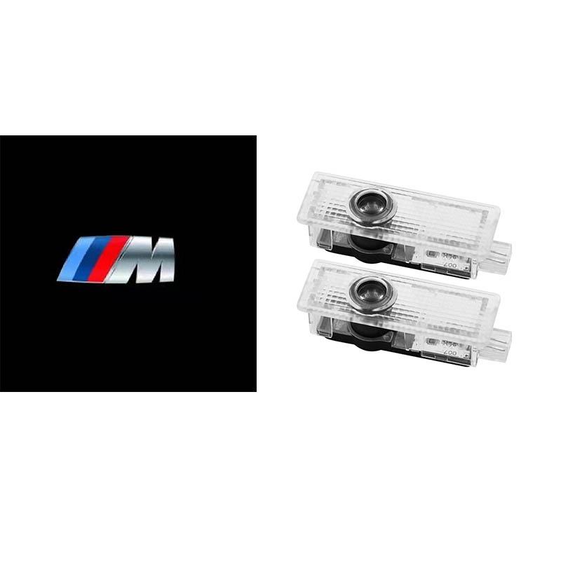 Luxurious Led Car Door Logo Lights For Bmw Simple Replacement White Color 100 000 Hours Life Span