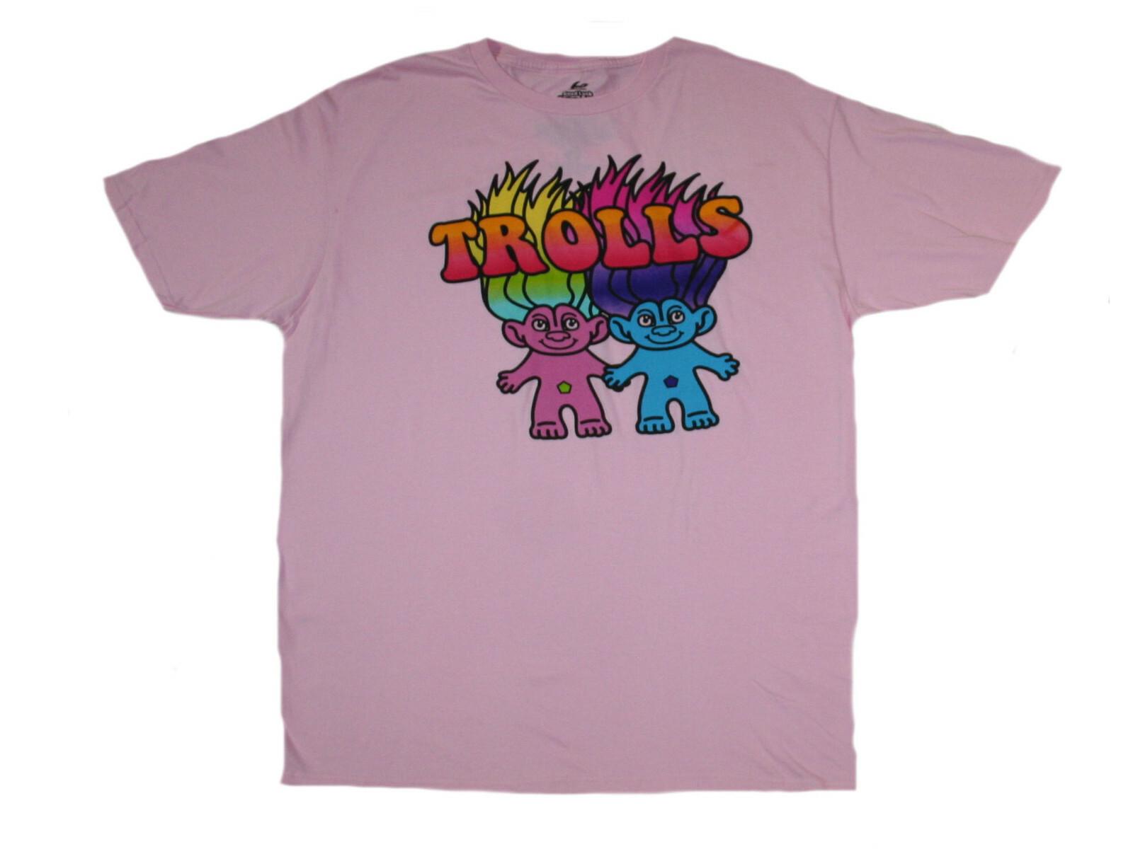 Trolls Good Luck Trolls Pink Men s T-Shirt NEW XXL