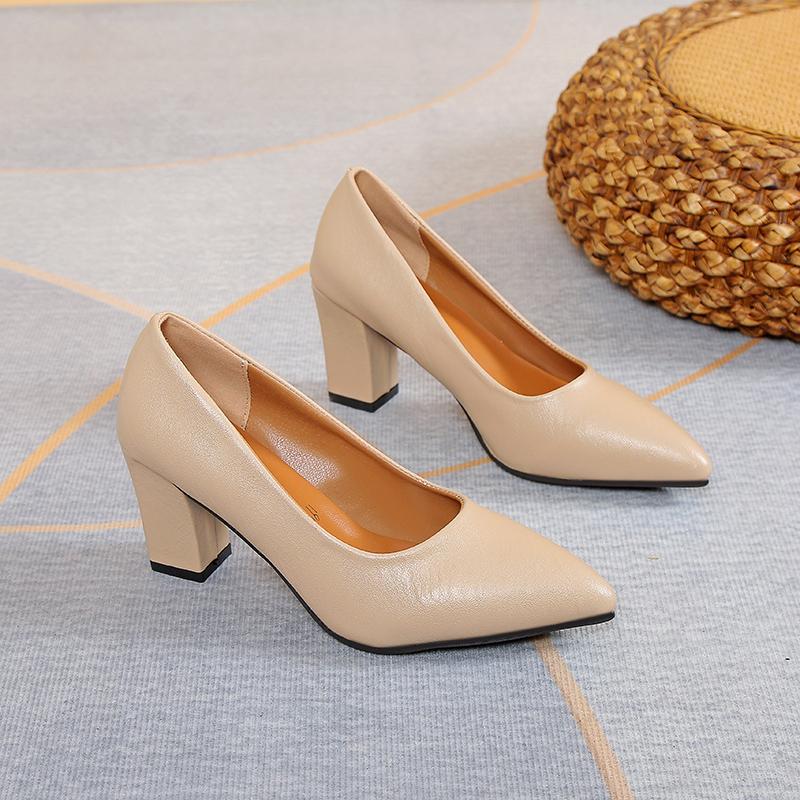 Fashion High Heels Shallow Woman Shoes Summer 2025 New Sandals Designer Elegant Woman Pumps Fashion Cozy Brand Dress Zapatillas De Mujer