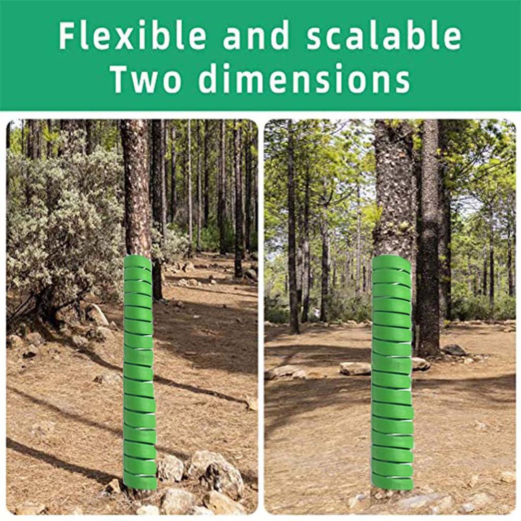 4x Tree Trunk Protector Plastic Spirals Tree Guards Trunk Protector Tubes Wraps Protect Plant From Deer Rabbit Rodents