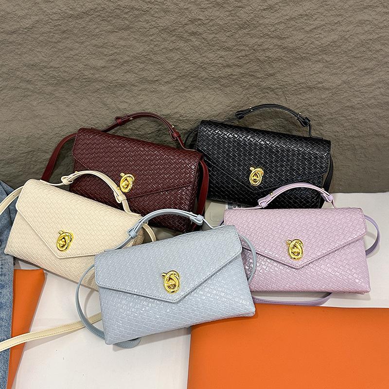 Neue Damenhandtasche Mode-Stil gewebte Umhängetasche tragbare Schulter schräg zu tragen Mode