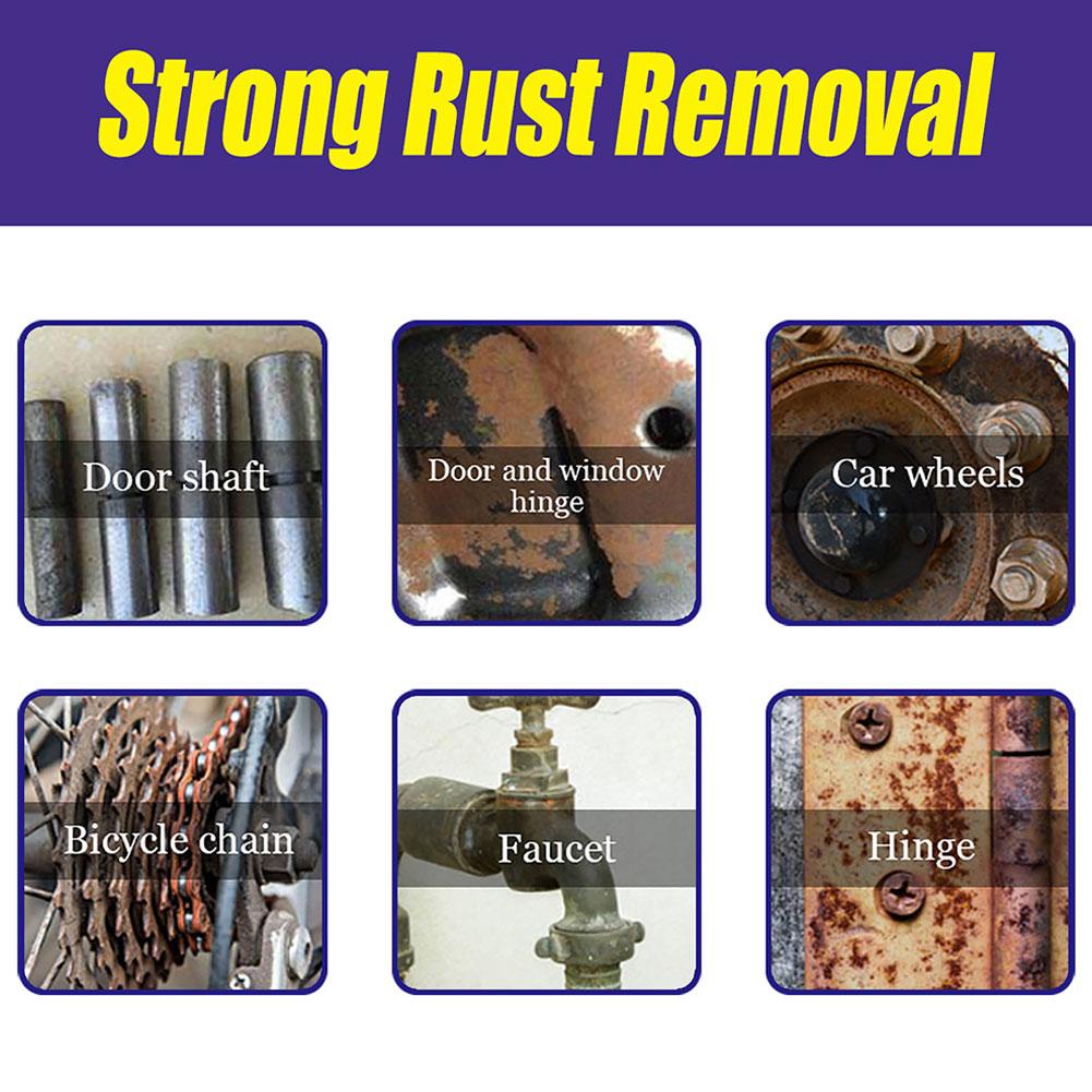 Car Rust Removal Spray Multipurpose Rust Remover For Car Care Automotive Maintenance Metal Cleaning 120ml Rust Remover For H6S2