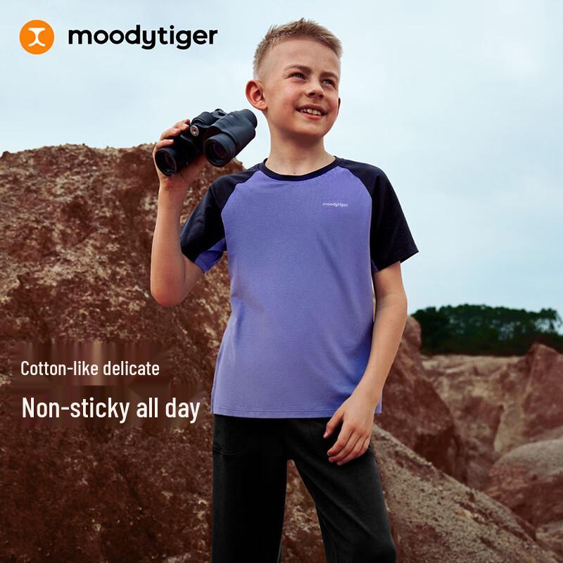 Moodytiger Kids' Sport Casual Short-Sleeve T-Shirt