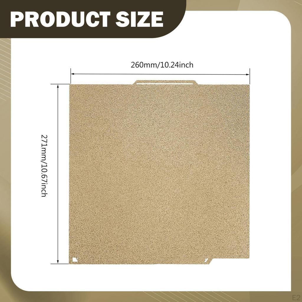 Pei Build Plate Sheet Textured Steel Smooth Double Side High Temperature Resistance