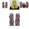Halloween Latex Fish Monster Mask With Gloves For Costume Role Play And Horror Events