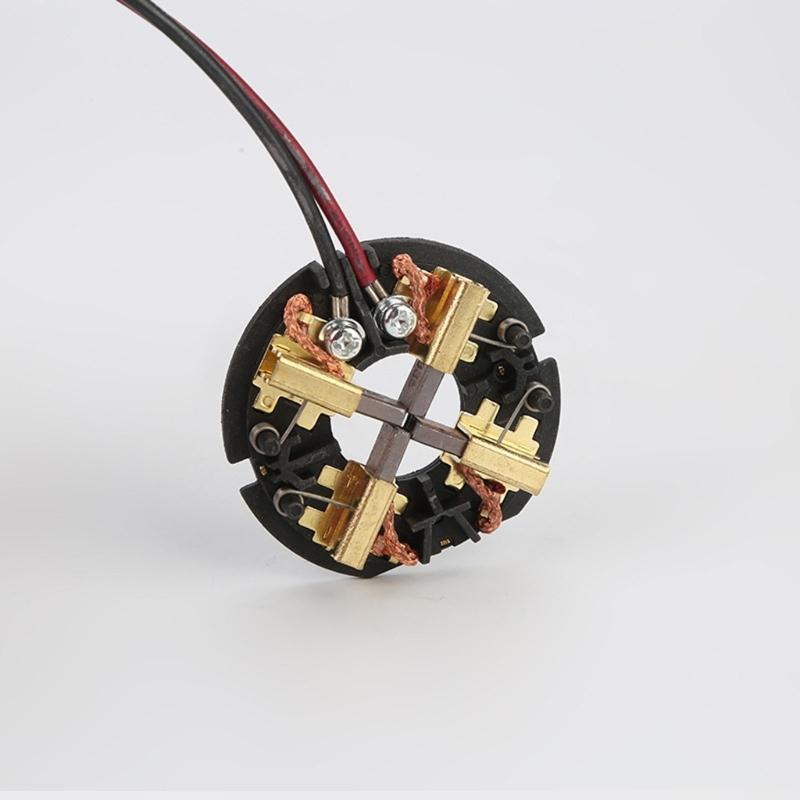 Universal Carbon Motor Brush Holder Assembly for Electric Tool Metal Construction Lightweight Design