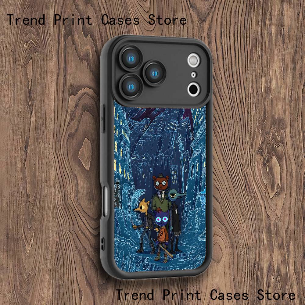 

N-Night in the W-Woods Emery Case For iPhone 17,16,15,14,13,12,11,Pro,Max,Plus,E,Air,Mini Premium Silicone Matte Cover iPhone 11
