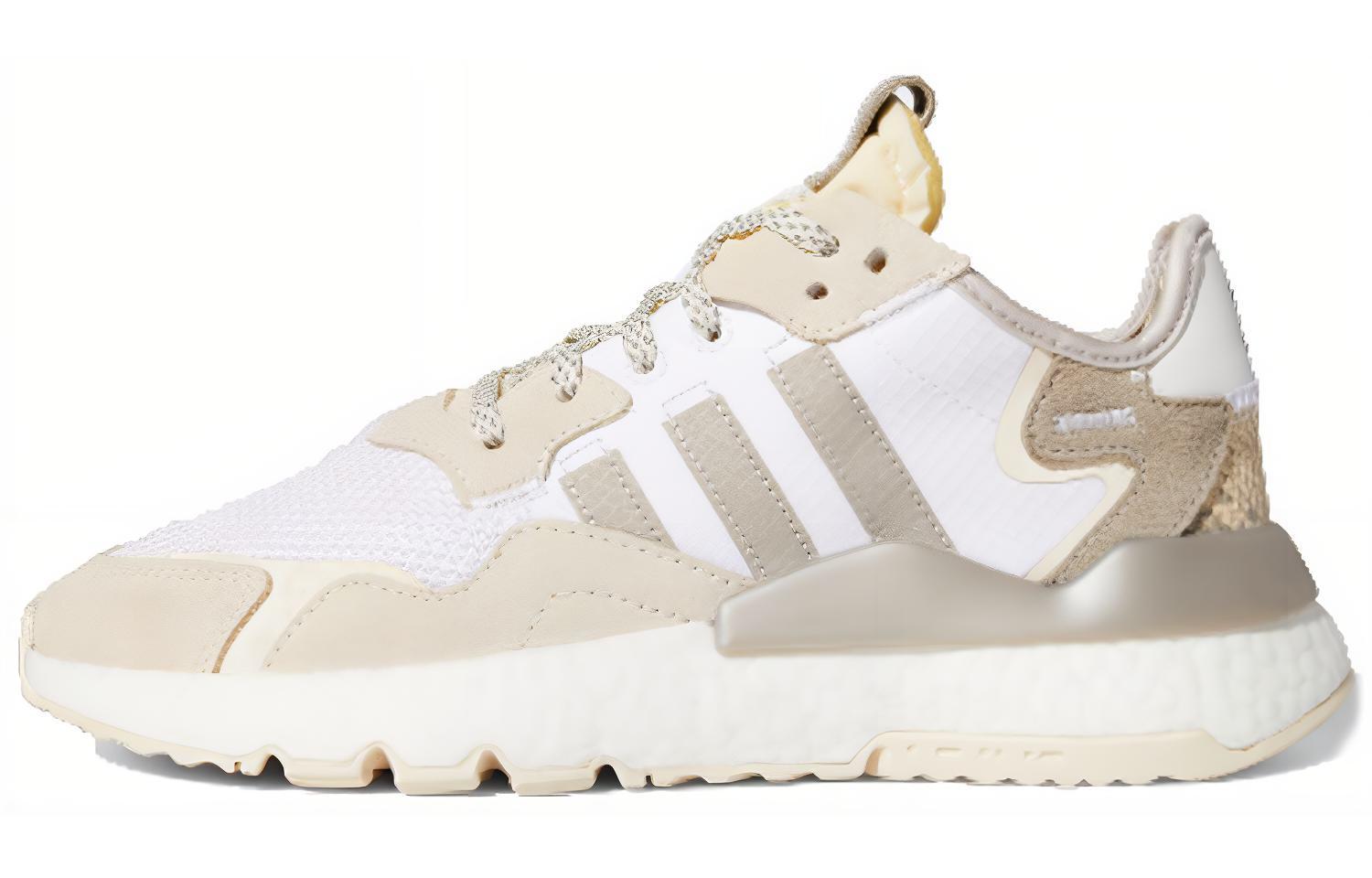 Adidas Originals Nite Jogger White Brown Women s FV3881 38