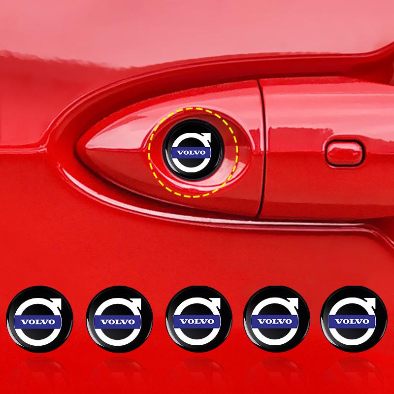 Car Remote Key Sticker Aluminum Emblem Decoration Decal For Volvo XC90 XC60 XC40 V40 V50 V60 S40 S50 S60 S70 S80 S90 240 C70 FN Vnl Truck