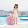 Thickened Children's Mermaid Swimming Ring Inflatable Swim Ring With Steering Wheel For Water Park Play