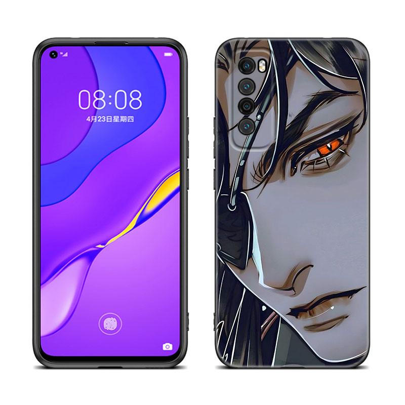 Благословение Небесного Чиновника Черный Чехол Для Телефона Huawei Nova 8 9 10 SE 11 Ultra 12 Pro 7i 8i 11i 11E Y70 Plus Y60 Y61 Y71 Y90 Y91 Huawei Nova Y70 Plus