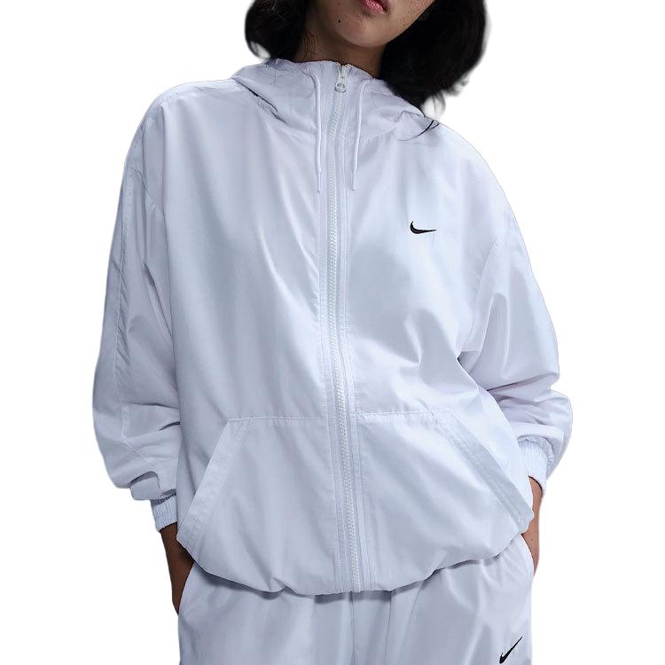 

Nike Куртка худи оверсайз на молнии с логотипом Женские куртки Белый FV6299-100 S